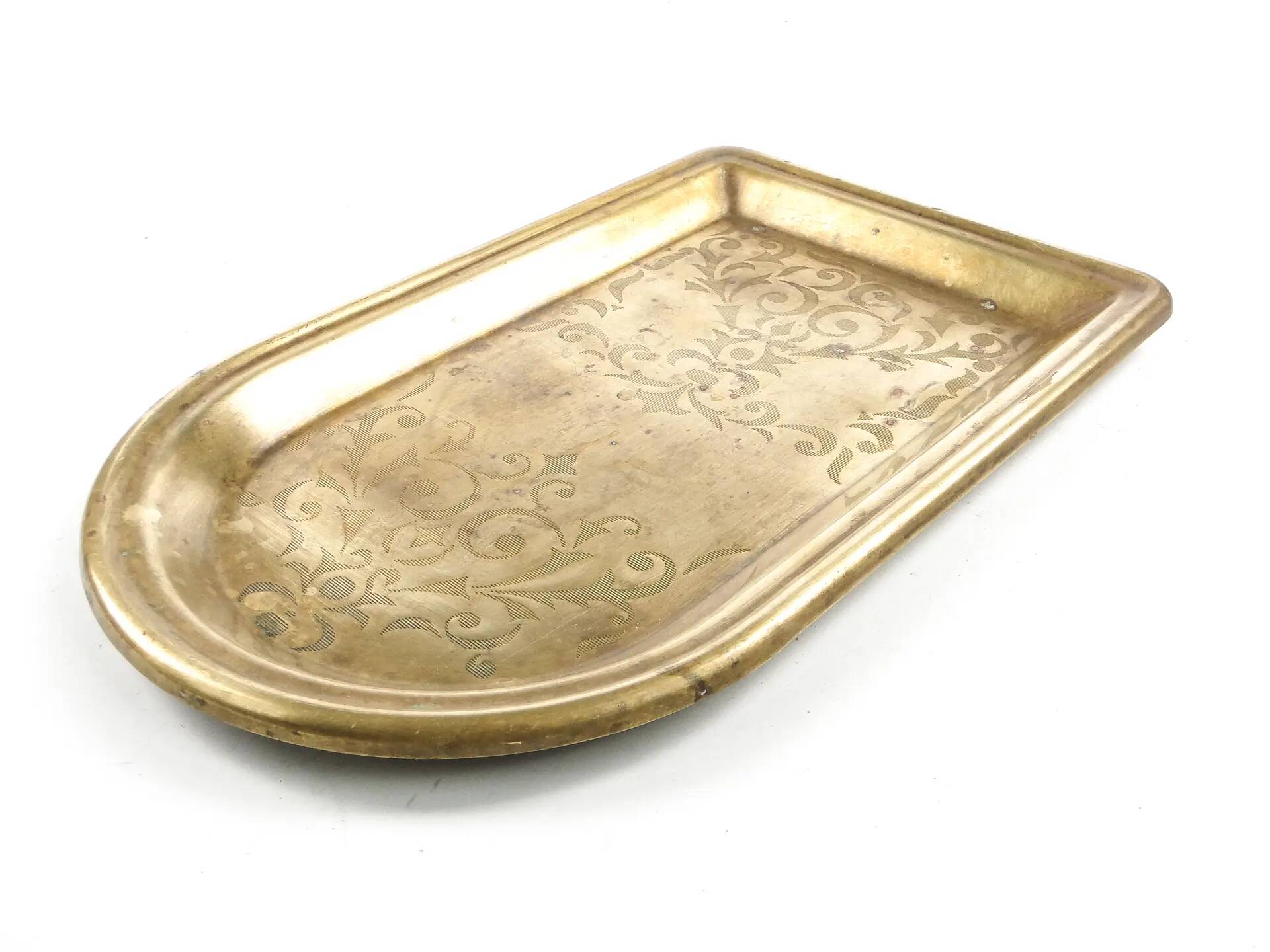 Eclectic samovar tray, brass, Poland, 19th century