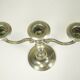 Chandelier en métal argenté 20 cm