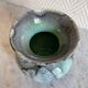 Blue lava style vase Vallauris