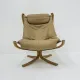 Falcon leather lounge chair by Sigurd Ressel for Vatne Møbler, 1970s