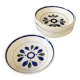 9 soup plates by Toy-Riont, Salins earthenware