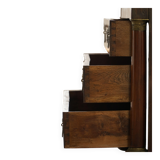 French Empire Commode / Commode, walnut and bronze mounts, 19th century