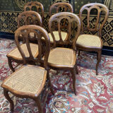 6 Louis Philippe Cans chairs