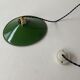 Pair of vintage industrial enamelled suspensions