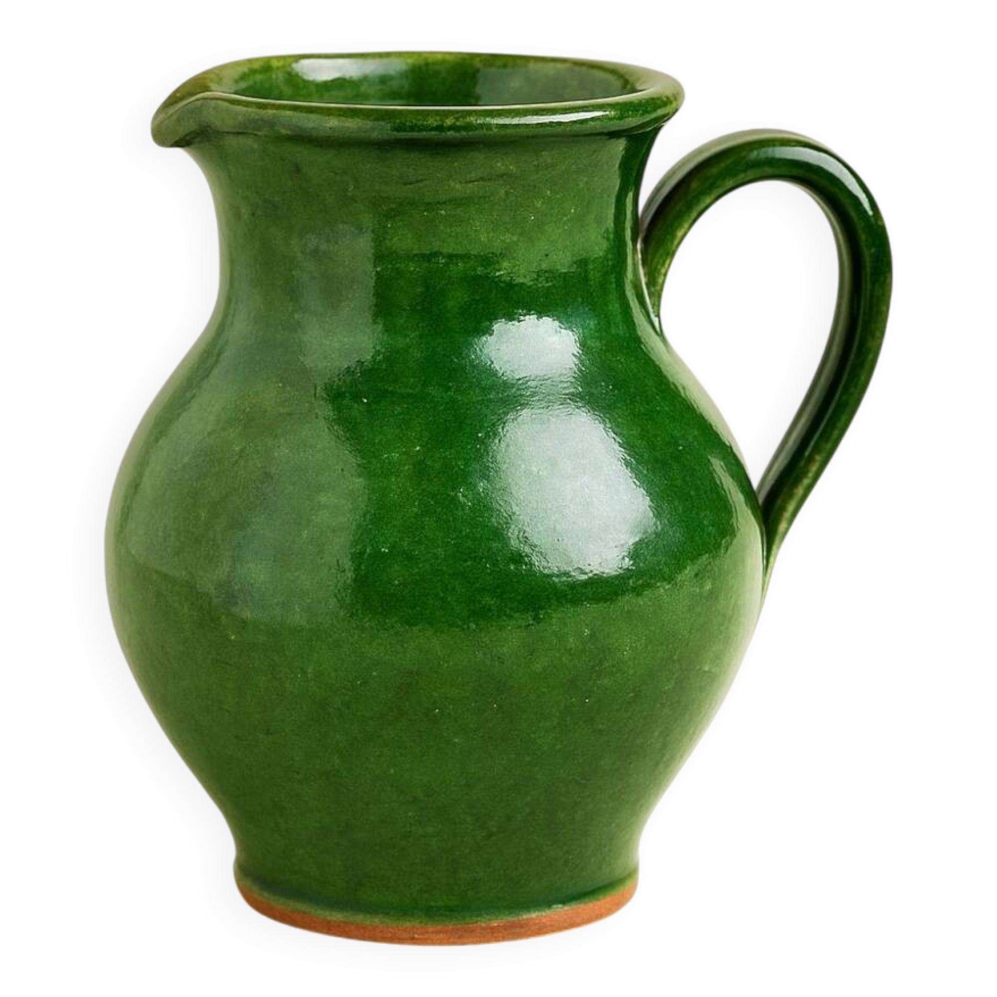 EDM Soreze glazed terracotta carafe