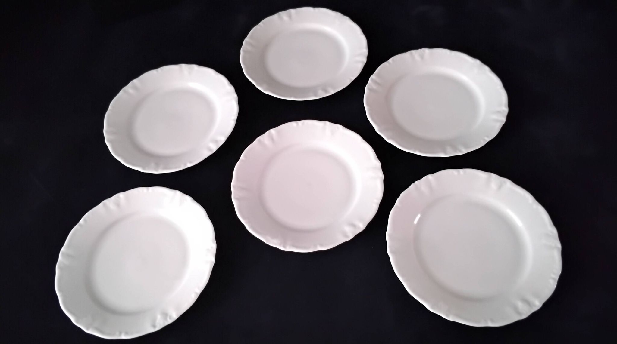 6 Assiettes à pain en Porcelaine de Bavière Winterling