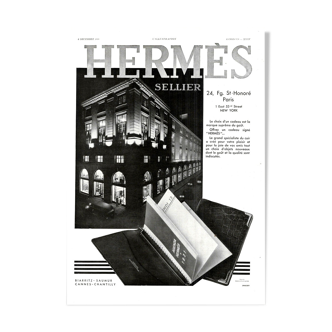 Affiche vintage années 30 Hermes 30x40cm