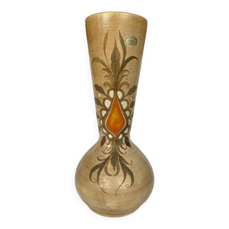 Large Vallauris sandstone vase by Fonck Mateo