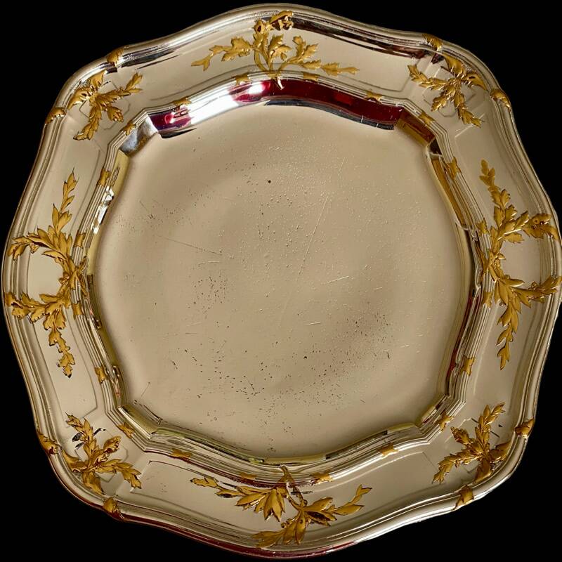 Fruit bowl, Christofle, Rubans style