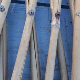 Claustra trellis vintage bamboo braces