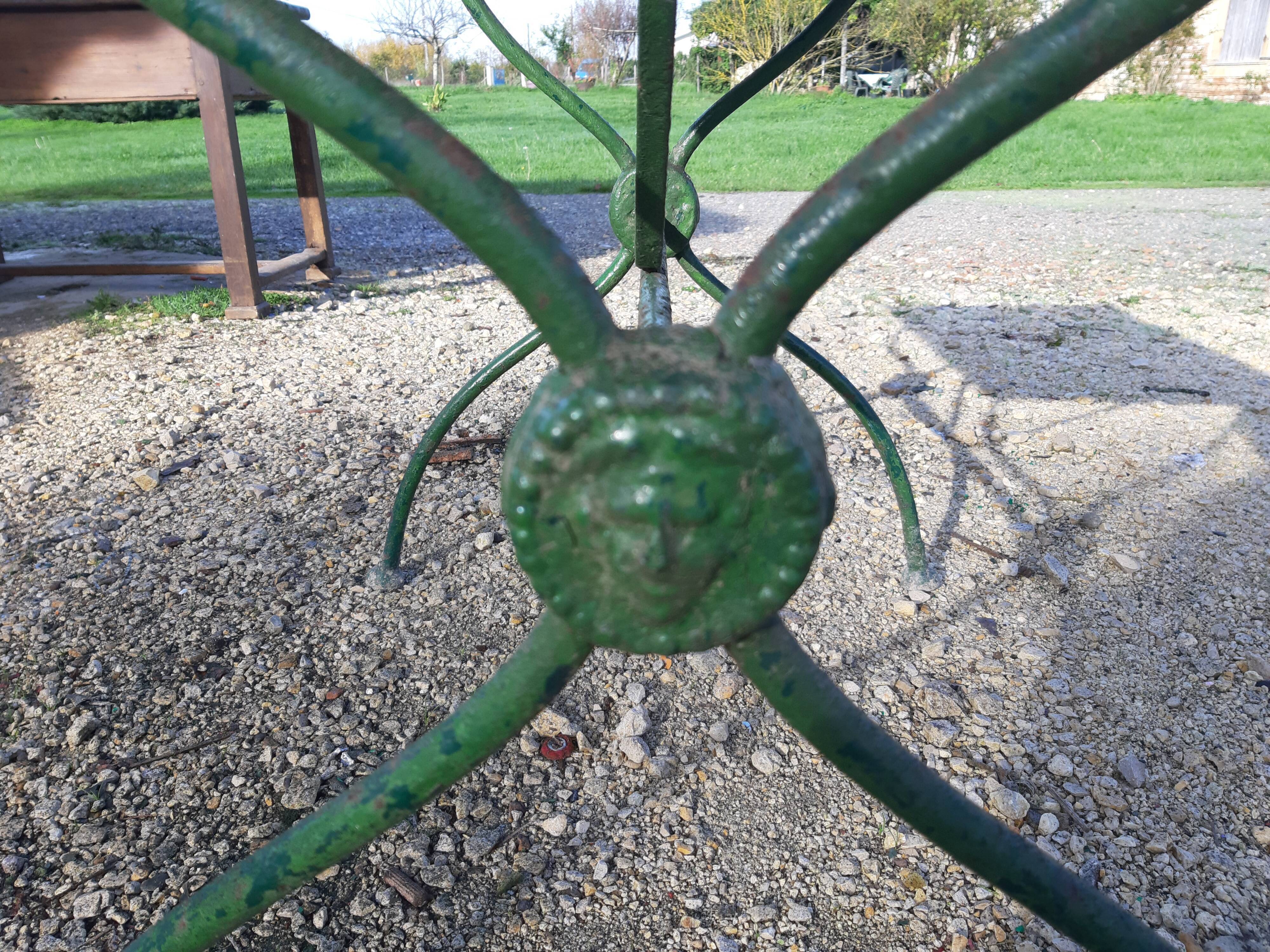 Garden table iron 1900