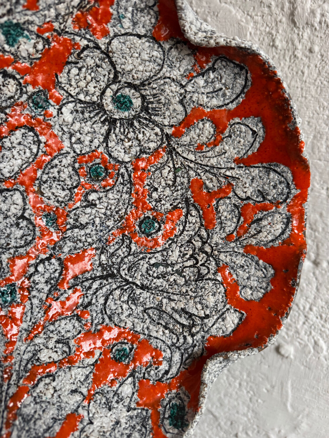 Ceramic pocket dish Vallauris 1960s