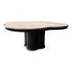 Vintage granite clover-shaped coffee table, 1970s