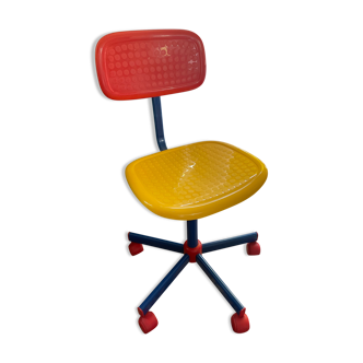 Chaise de bureau pour enfant IKEA Knut et Marianne Hagberg 80s