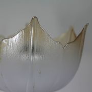 Lamp "space age". glass reflector, metal base. Circa 1970