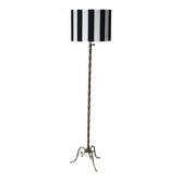 Brass floor lamp with adjustable height 1960
