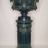 Column and its flowerpot by Johann Peter Gréber (1820-1898)