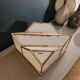 Italian ceiling light in glass and 24-carat gold plating.