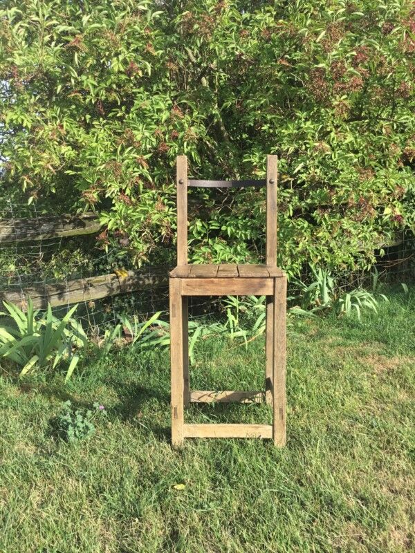 Brutalist bar high chair