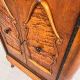Oak linen closet from the 1930s, Norway