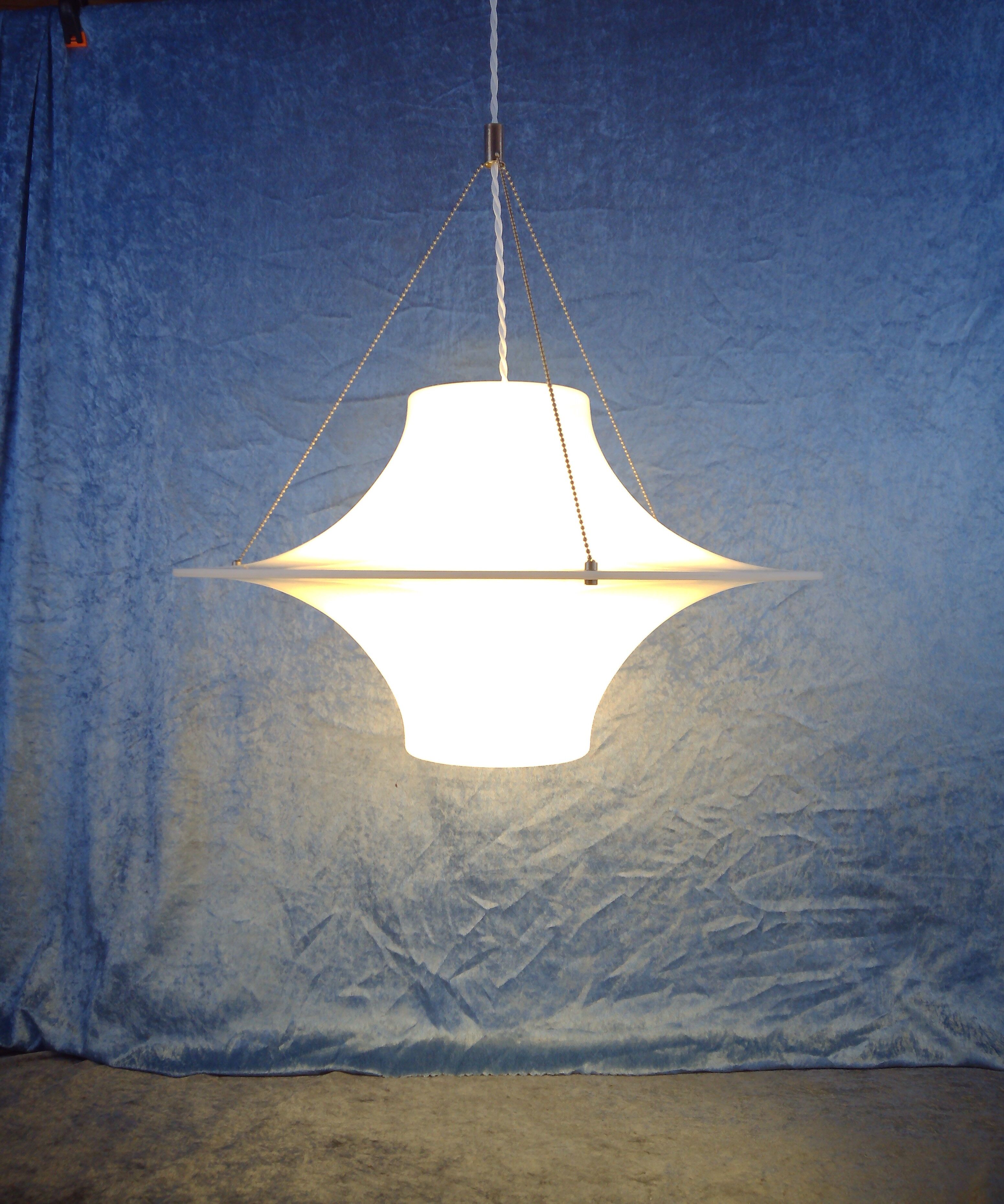 Lokki/Skyflyer pendant by Yki Nummi for Orno, Finland