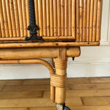 Vintage rattan bar furniture