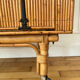 Meuble bar en rotin vintage