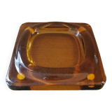 Vintage amber glass empty pocket