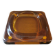 Vintage amber glass empty pocket