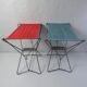 2 old folding stools