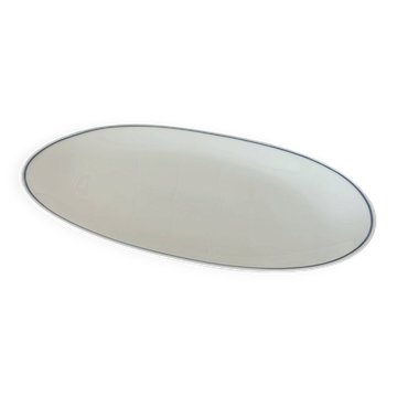 Plat de service ovale  porcelaine de Paris