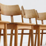 Vintage Danish mid-century dining chairs set of 6