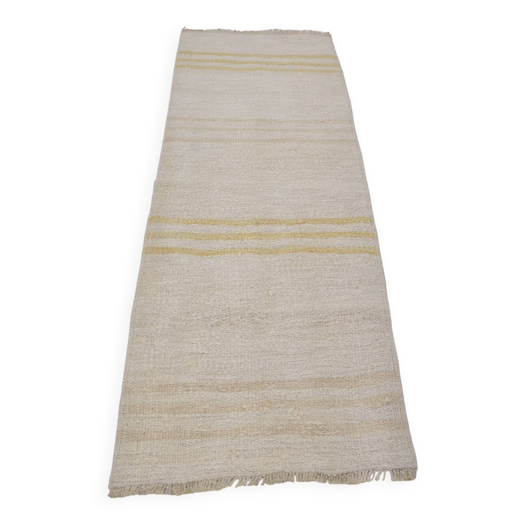 Vintage Small Handmade Hemp Kilim Sku3984