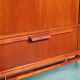 Buffet scandinave design années 50 en teck cabinet Japandi