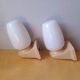 Erref wall lamp in opaline 1970