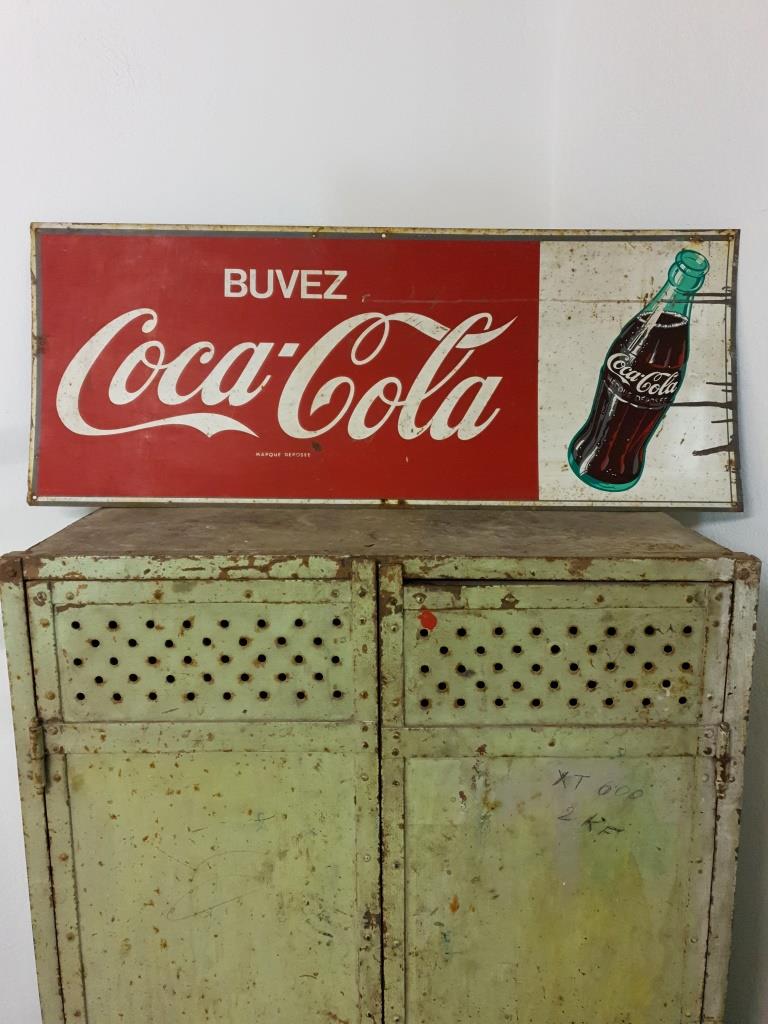 Coca cola advertising plate