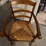 Straw armchair