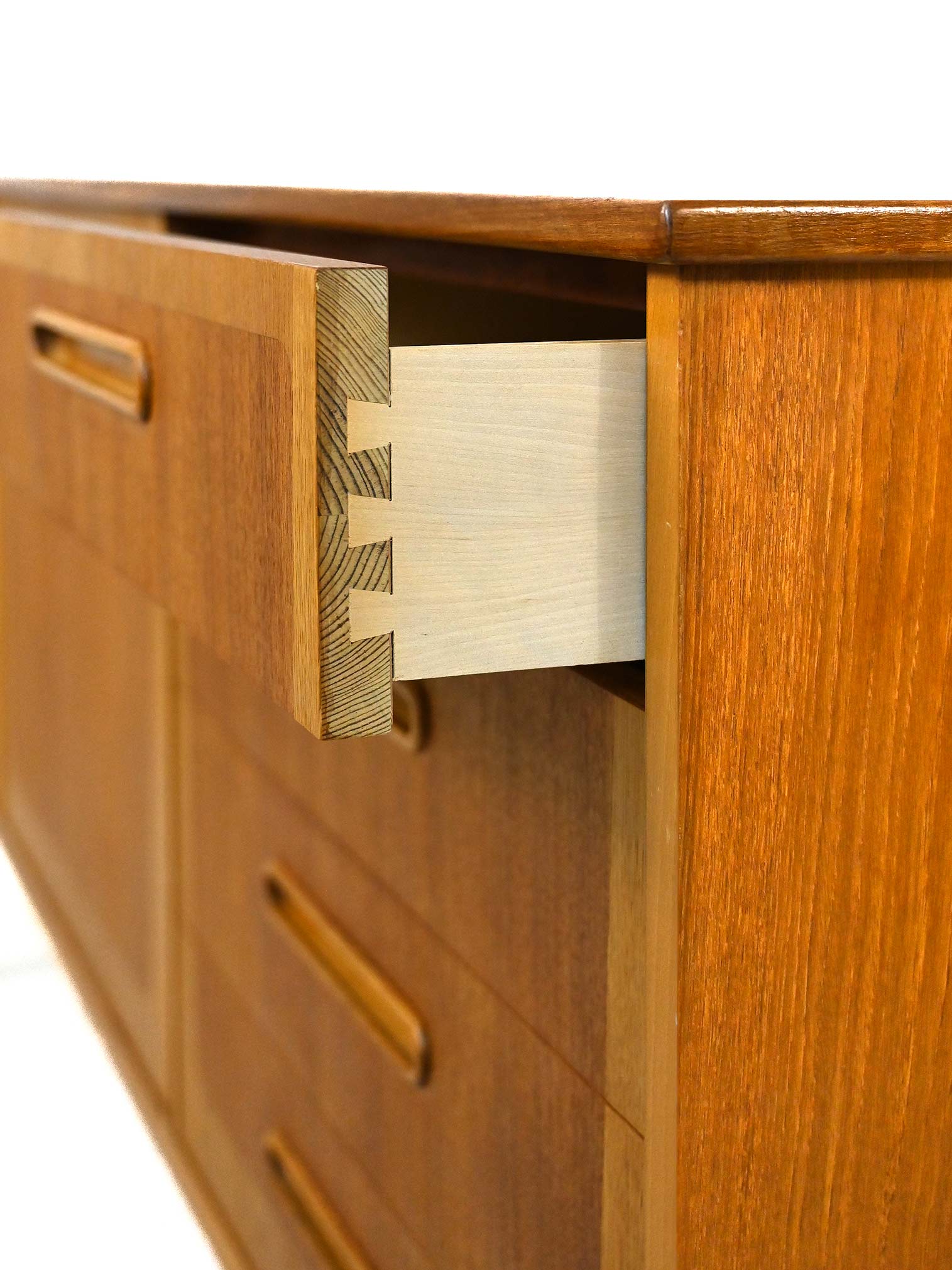 Teak and oak modernism sideboard