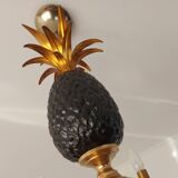 Pineapple chandelier from the 70'S in brass