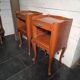 Paire de tables de chevet style Louis XV en merisier