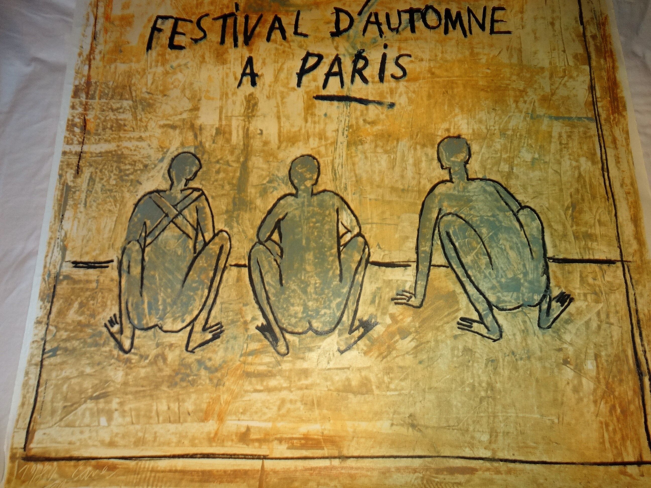 Affiche "festival d'automne à Paris de cane"