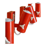 Set of 4 modernist wall lights