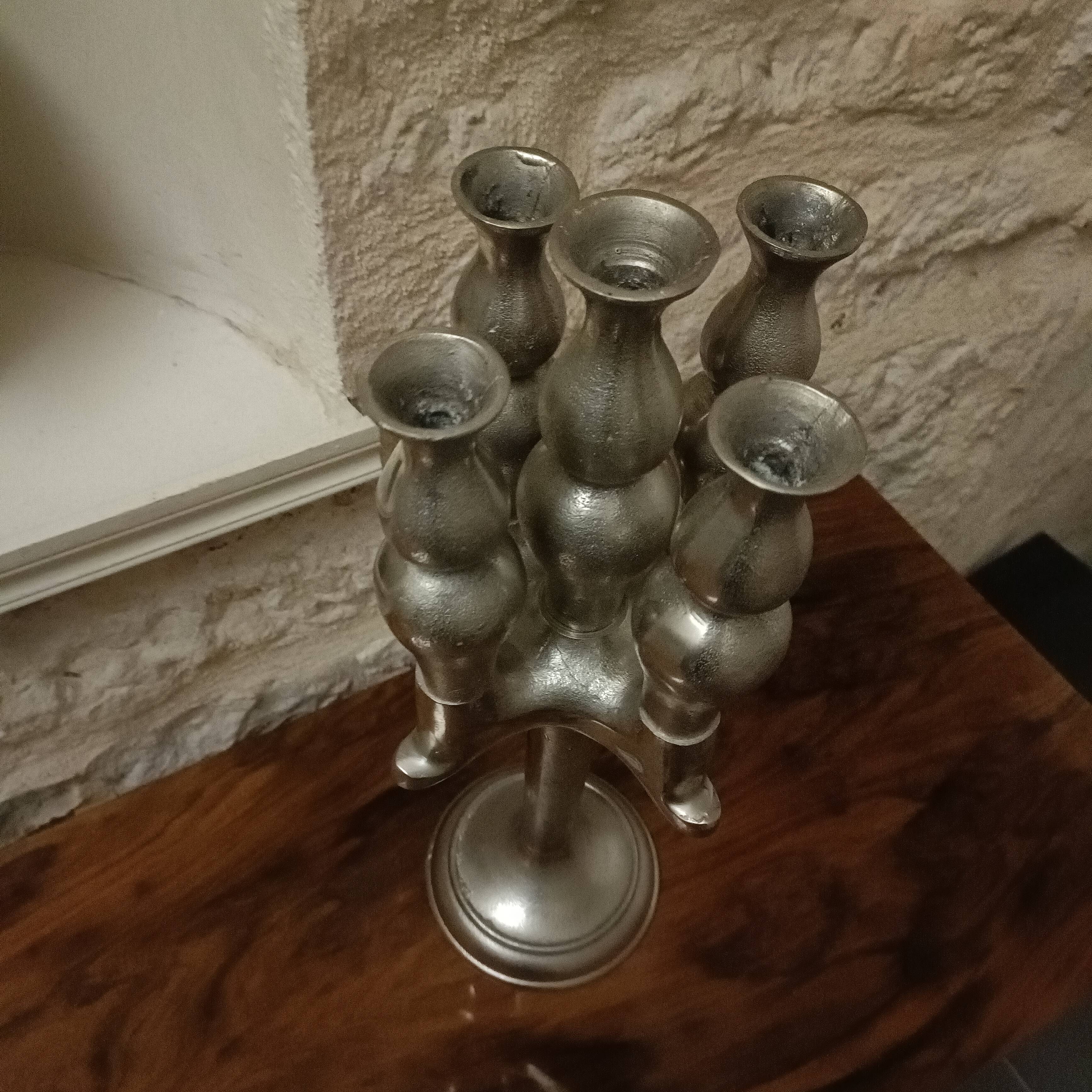 Vintage five-light candlestick