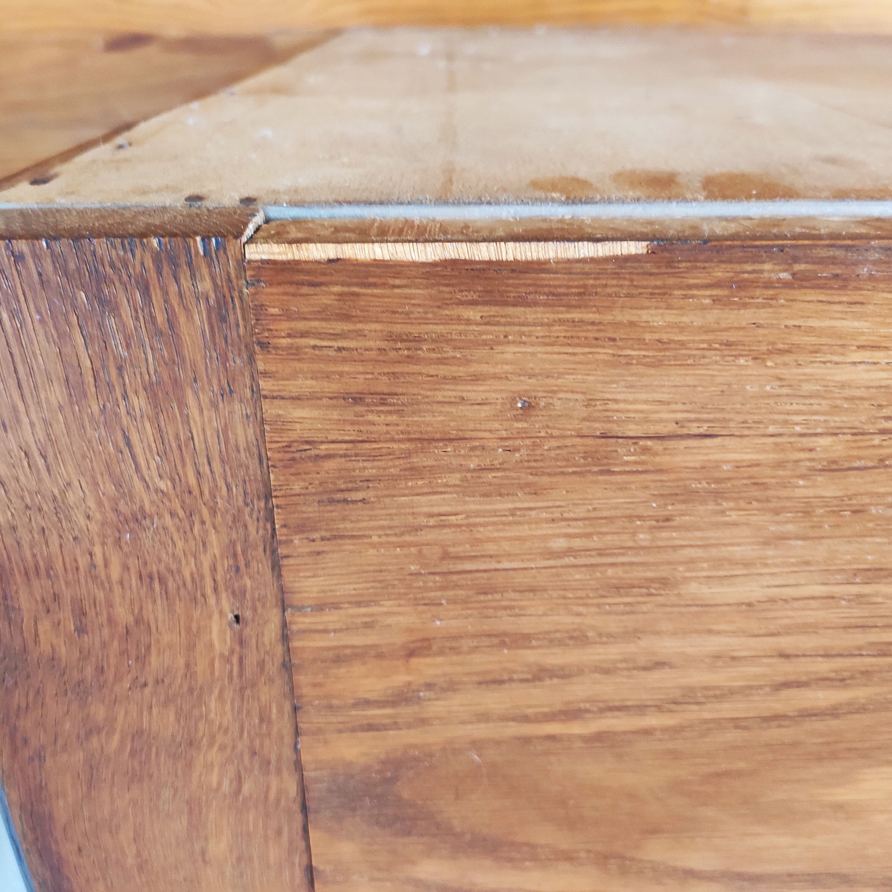 Pair of oak art deco bedside tables