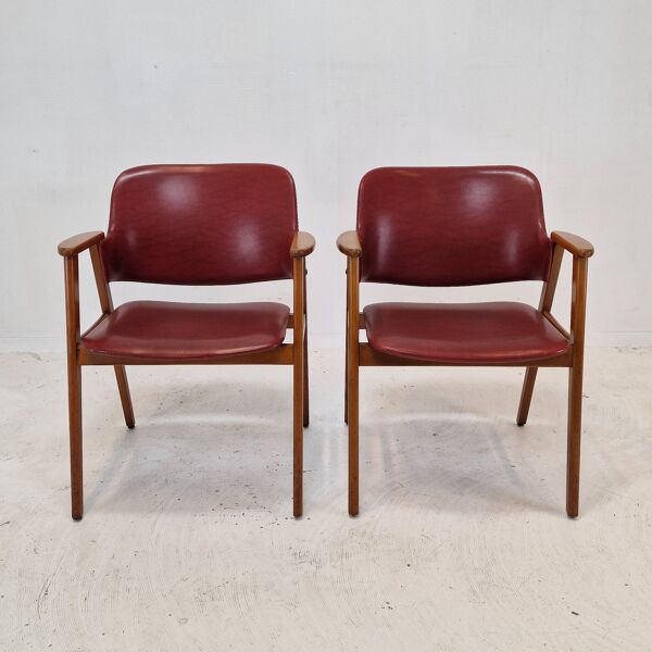 Chaises de salle à manger ou de restaurant par Cees Braakman pour Pastoe, années 1950