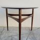1960s Scandinavian tripod coffee table in teak
