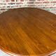 Oval walnut table with 6 legs from 1m12 to 2.94 (4 extensions of 45.5 cm)