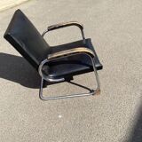 Black armchair