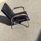Black armchair