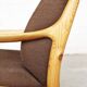 Danish Modern Pine  Armchair & Stool  by C. F. C. Silkeborg